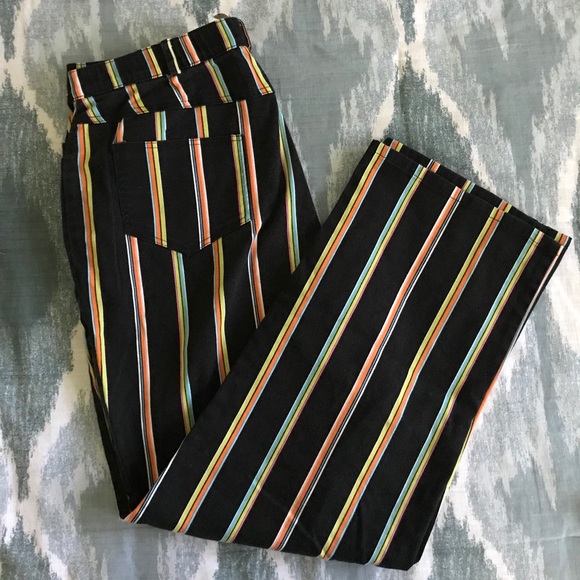 Norm Thompson Pants - 🌈Vintage Rainbow Striped Pants 🌈